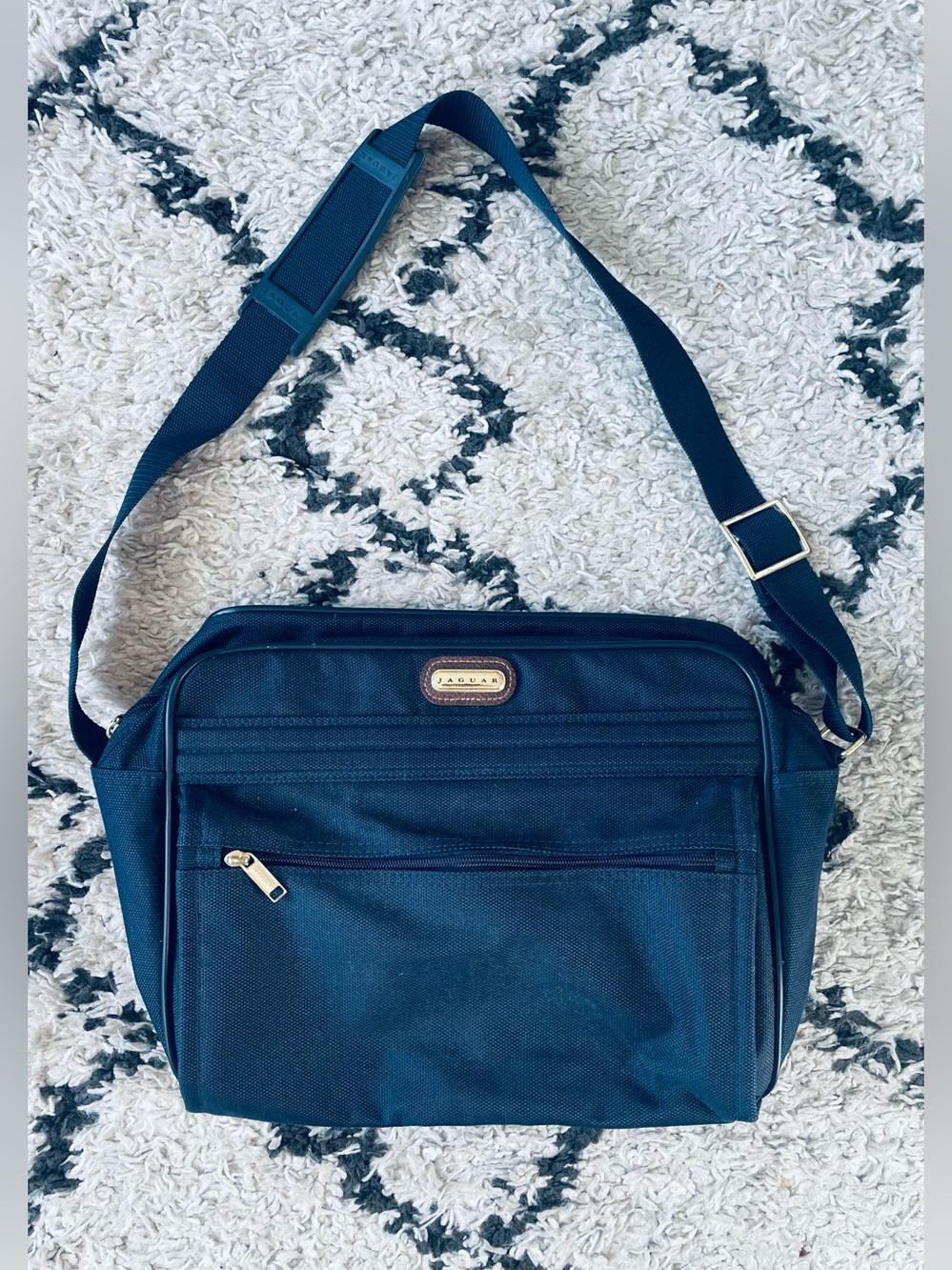 Vintage Jaguar Luggage Bag